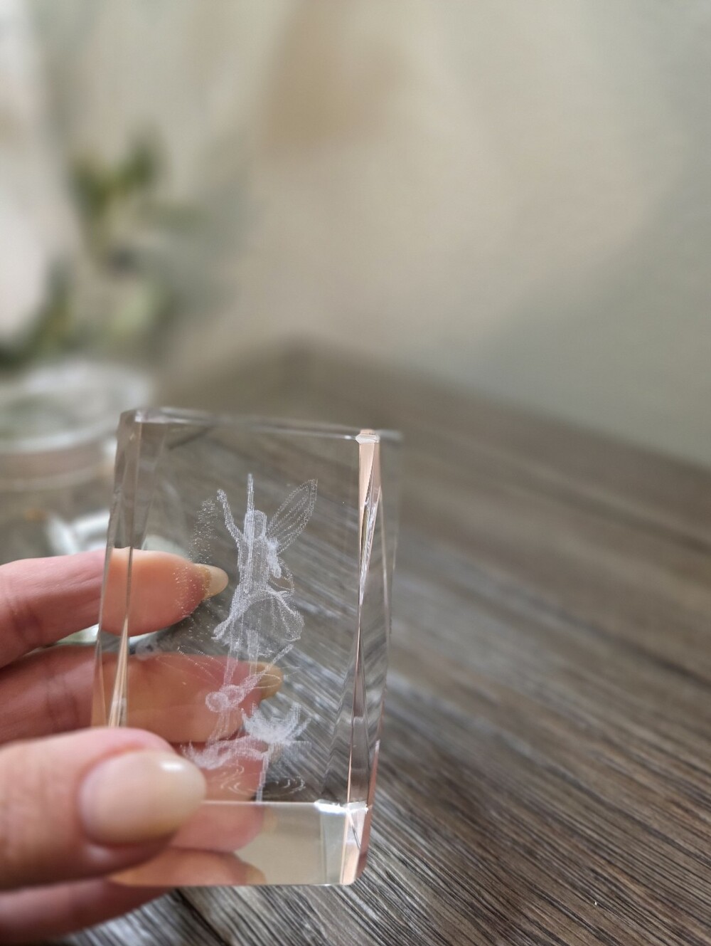 Mini Clear Glass Dog Figurine And Dancer Figure - Picture 3 of 6